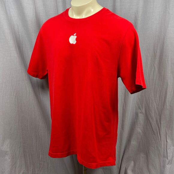 Apple Store Embroidered Employee Uniform Men's XL T-Shirt Macintosh Computer Mac - Picture 3 of 9
